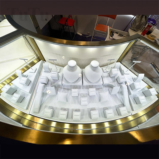 DS371 Curved Jewellery Display Set