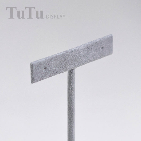 EH083 Grey Earring Display T-Bar Stand