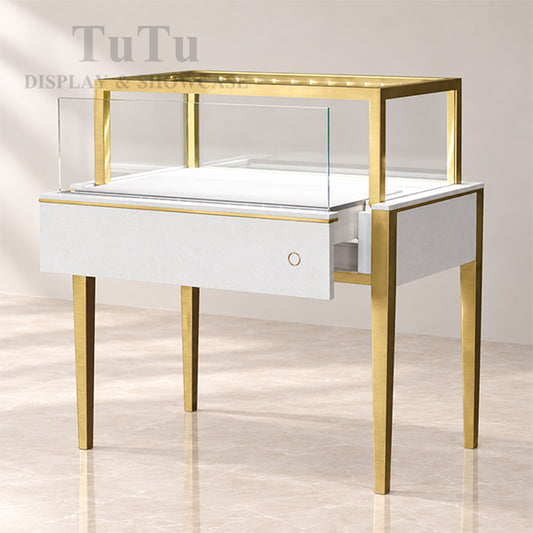 MT37 Jewellery Display Glass Counter Showcase Lighted