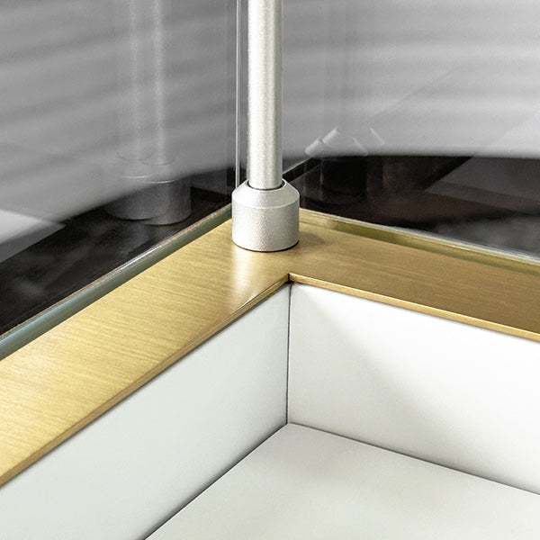 DM287 Jewellery Glass Top Counter Showcase Base Cabinet