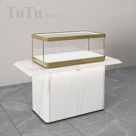 MT45 Jewellery Counter Display Case Marble