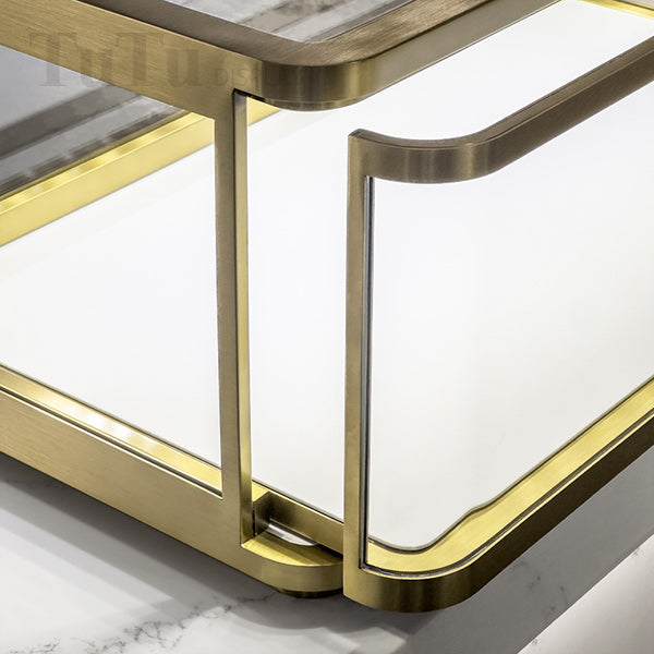 MT45 Jewellery Counter Display Case Marble