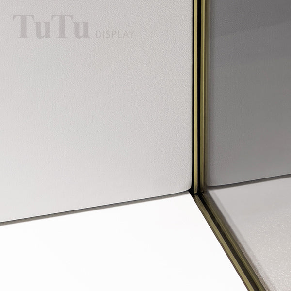 MT46 Jewellery Wall Mounted Showcase Filleted Corner