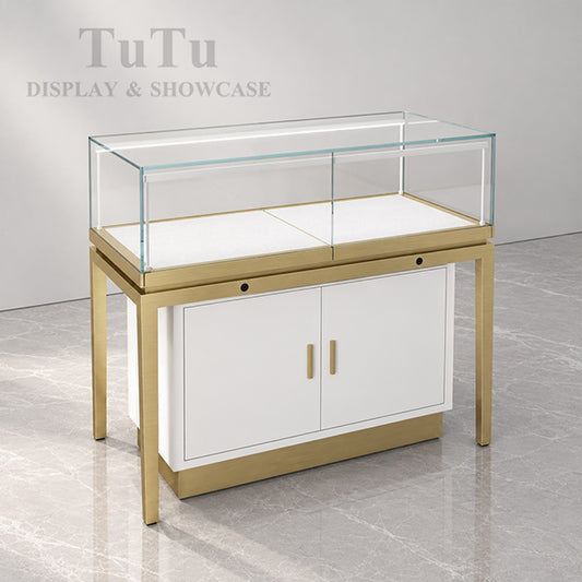 MT48 Jewellery Glass Top Counter Showcase Base Cabinet
