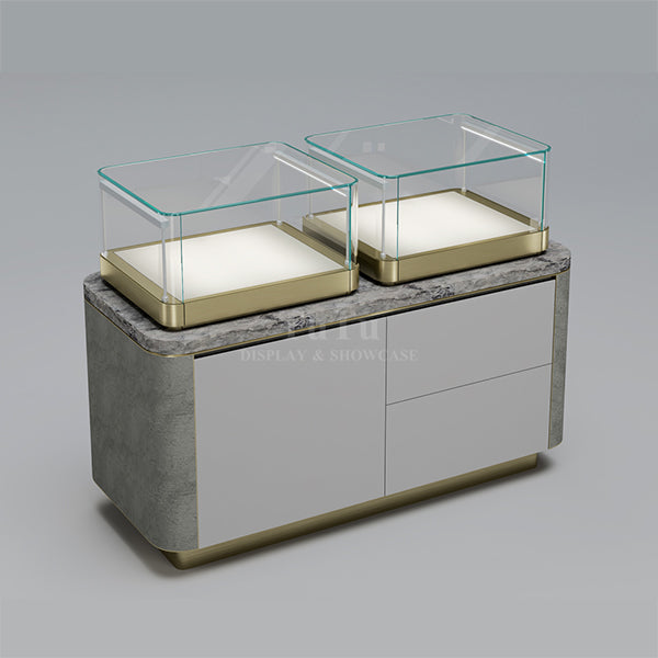 MT52 Jewellery Counter Display with Double Showcases