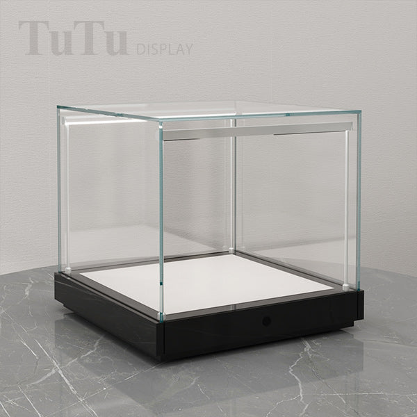 S135 Black Jewellery Countertop Display Case LED Light