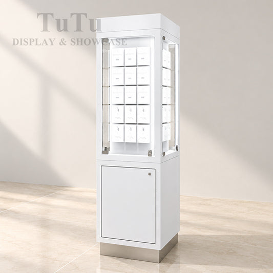 S136 Rotate Display Showcase With Tray And Box