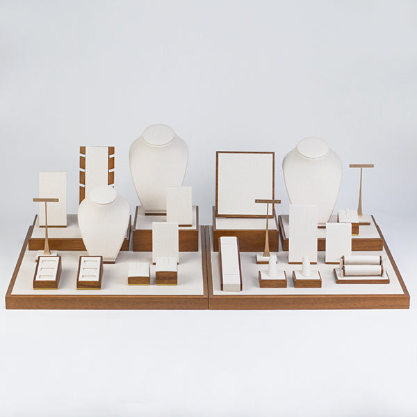 TR0015 Wood Jewellery Display Set
