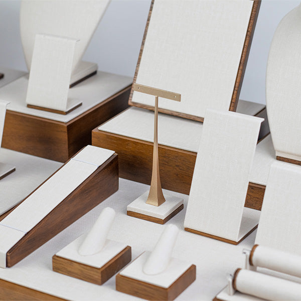 TR0015 Wood Jewellery Display Set