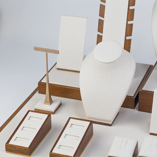 TR0015 Wood Jewellery Display Set