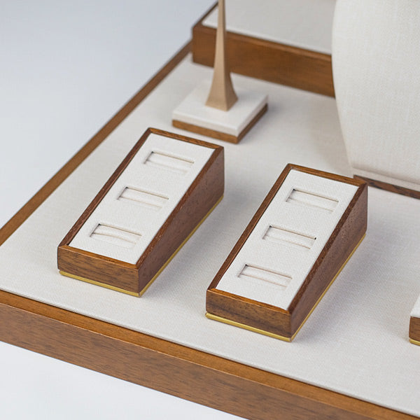 TR0015 Wood Jewellery Display Set
