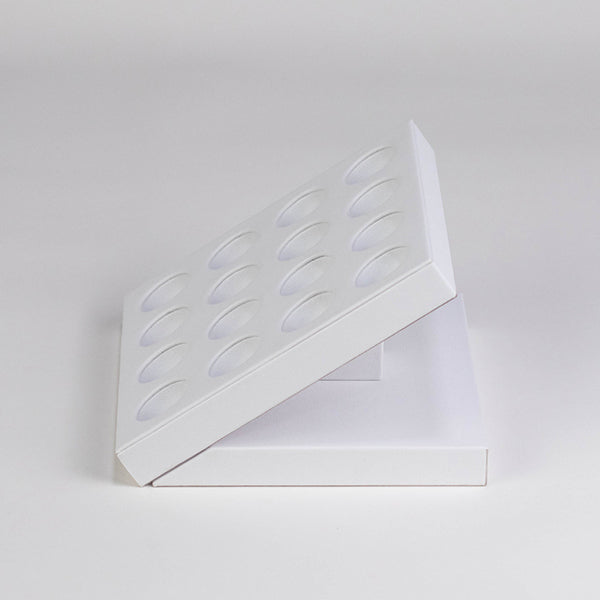 TR0098 White Display Tray for Opal & Gem Stone