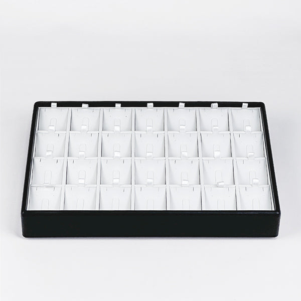 TR0144 Stackable Jewellery Display Tray 28 Grids