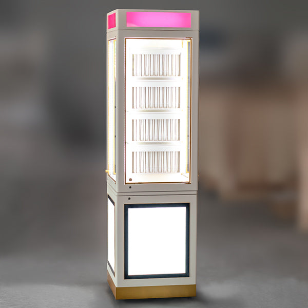 DM145 Jewelry Display Case Rotating Cabinet Lighted