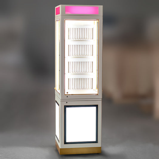DM145 Jewelry Display Case Rotating Cabinet Lighted