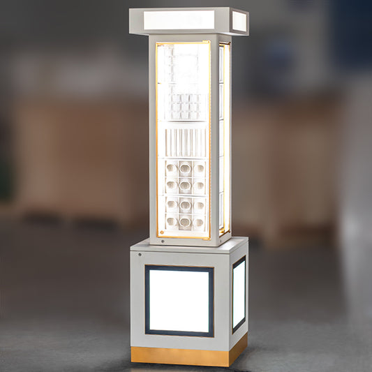 DM146 Lighted Spinning Showcase Jewelry Display