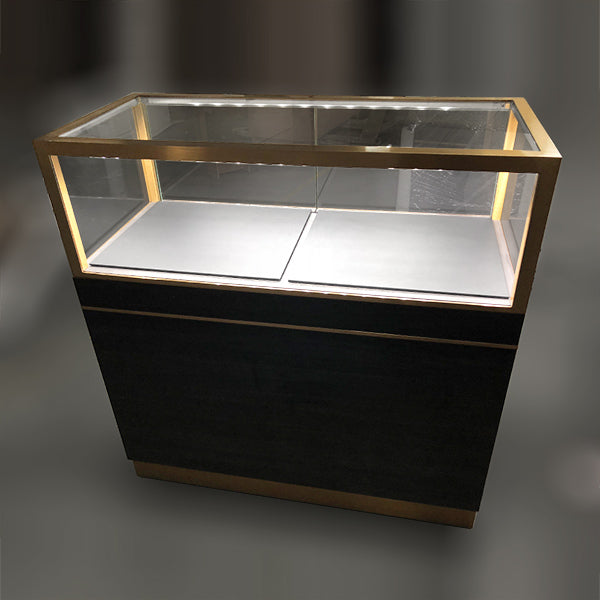 DM51 Jewelry display counter showcase with metal frame