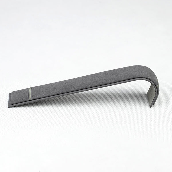 BH018 Curved Bracelet Display Ramp Jewellery Holder Grey