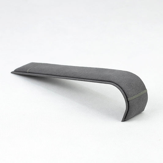 BH018 Curved Bracelet Display Ramp Jewellery Holder Grey