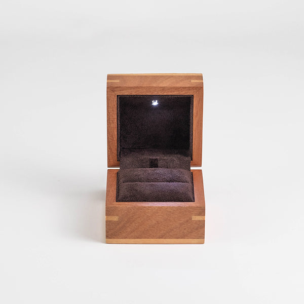 BX001 Wedding Ring Box With LED