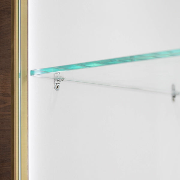 DM140 Custom Lighting Wall Display Cabinet with Back Mirror