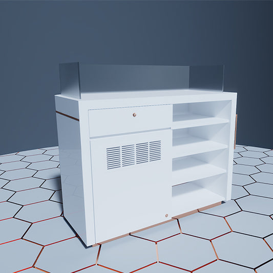 CR006 Cashier Counter Table for Garment Store