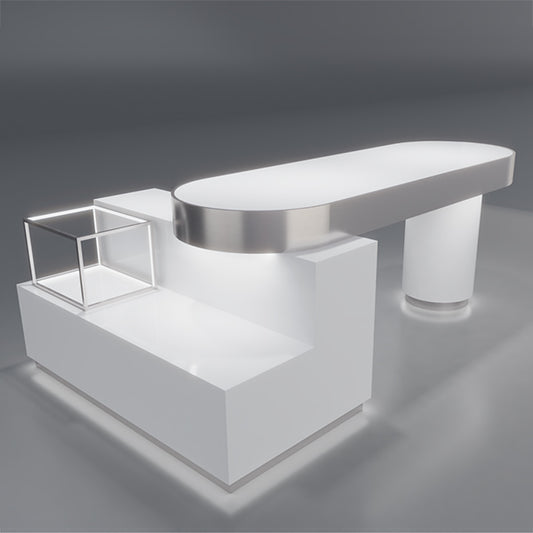 CR007 Clothing Store Display Tables Set with LED Light