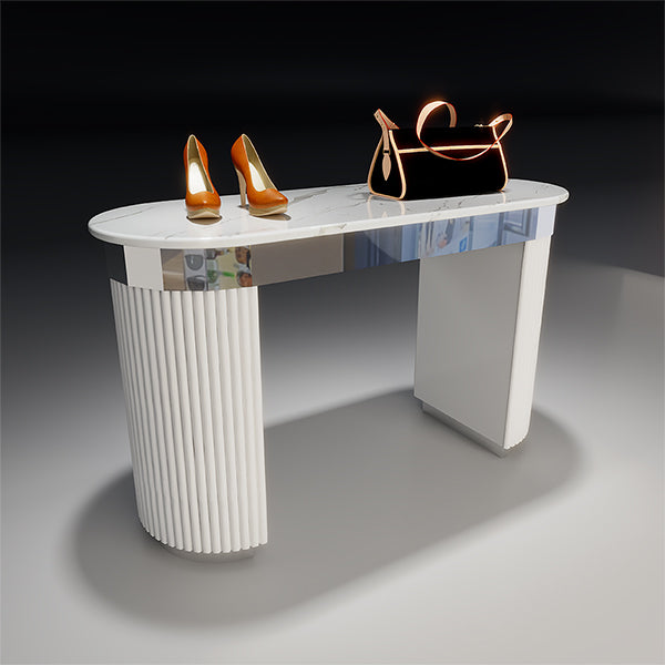 CR014 Marble Table Top Clothing Display Stand