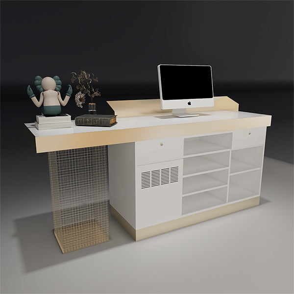 CR030 Cashier Clothing Store Register Counter Table Lighted