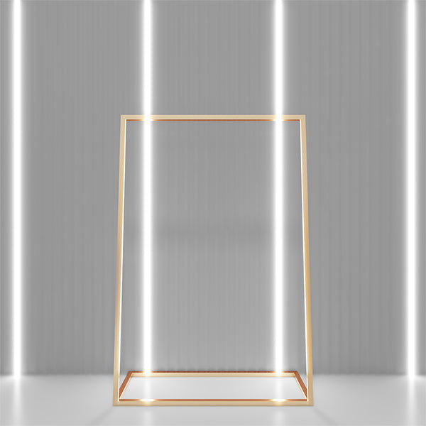 CR039 Garment Shop Display Clothes Hanging Rail Metal Rack