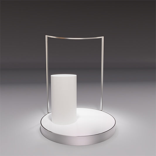 CR051 Clothing Store Window Display Stand and Rack Lighted