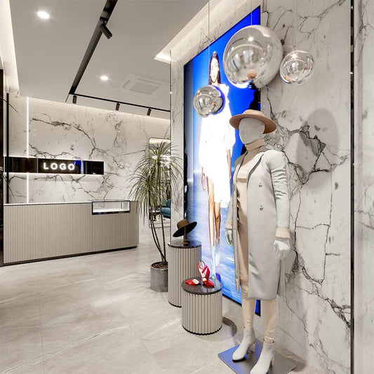 CR077 Boutique Store Display Stand for Handbag and Shoes