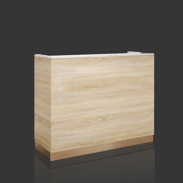 DM-46 Wood Vneer Cashier With Corian Top