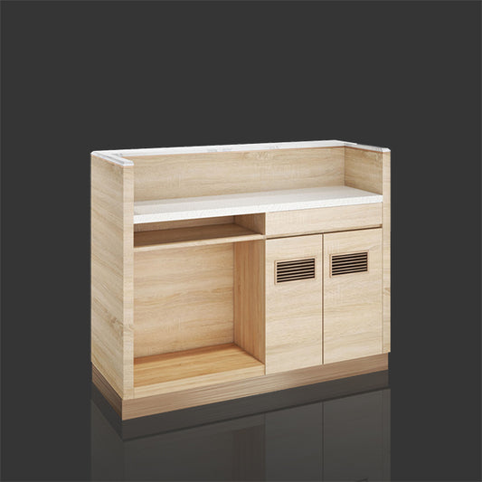 DM-46 Wood Vneer Cashier With Corian Top