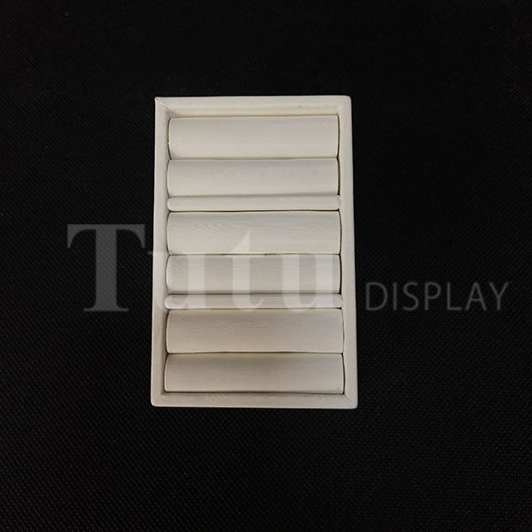 Jewelry Display | Ring Display | Earring Display | White Leather Display