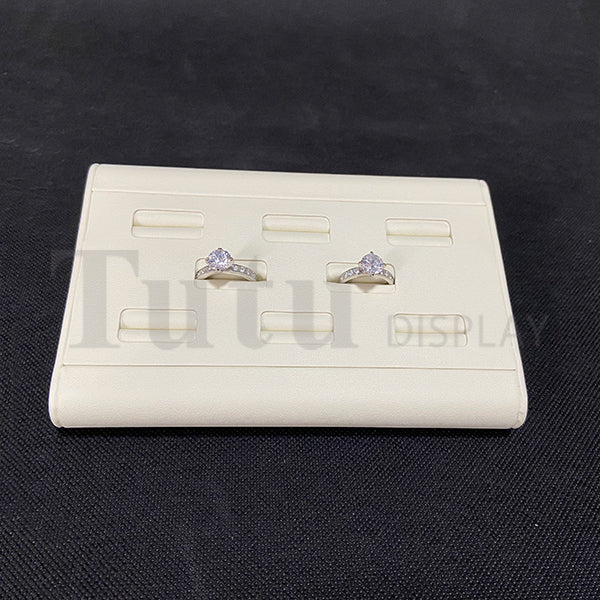 Jewelry Display | Ring Display | 8pcs Ring Stand | PU Leather Display
