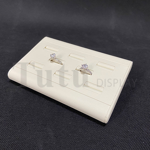 Jewelry Display | Ring Display | 8pcs Ring Stand | PU Leather Display