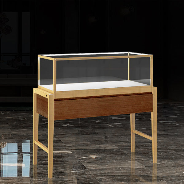 EX02 Luxury Jewelry Display Showcase With Metal