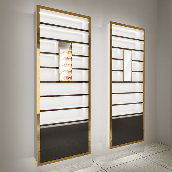GD001 Eyewear Glasses Showcase Wall Cabinet with LED Light