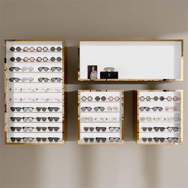 GD007 Retail Store Wall Mounted Sunglass Display Case