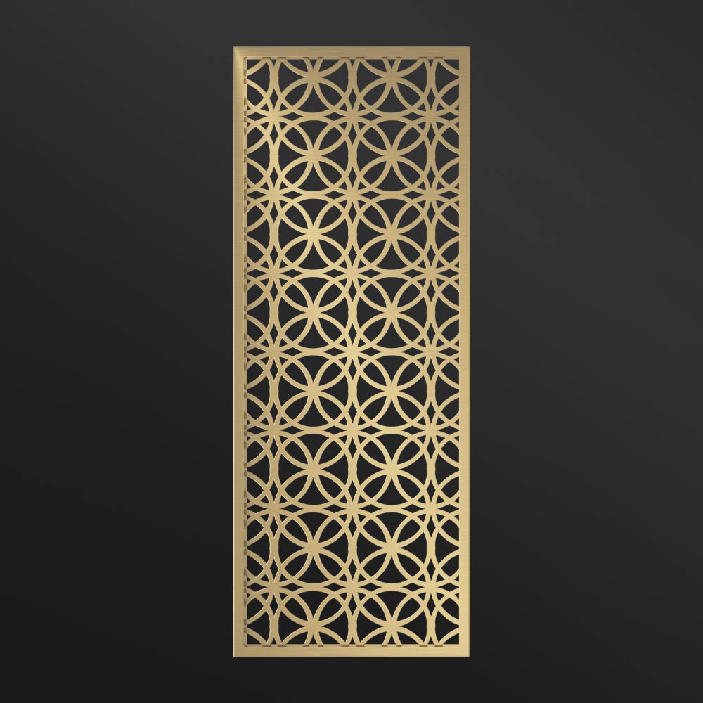 MPW-45 Steel Partition Wall Laser Cut Metal Panel Divider