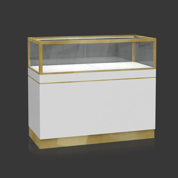 Jewelry Display Showcase M-15 White F