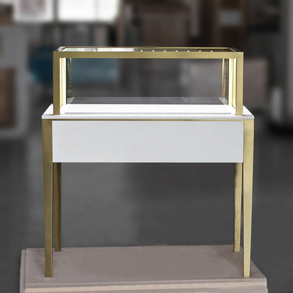 MT37 Jewellery Display Glass Counter Showcase Lighted