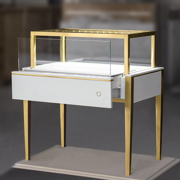 MT37 Jewellery Display Glass Counter Showcase Lighted