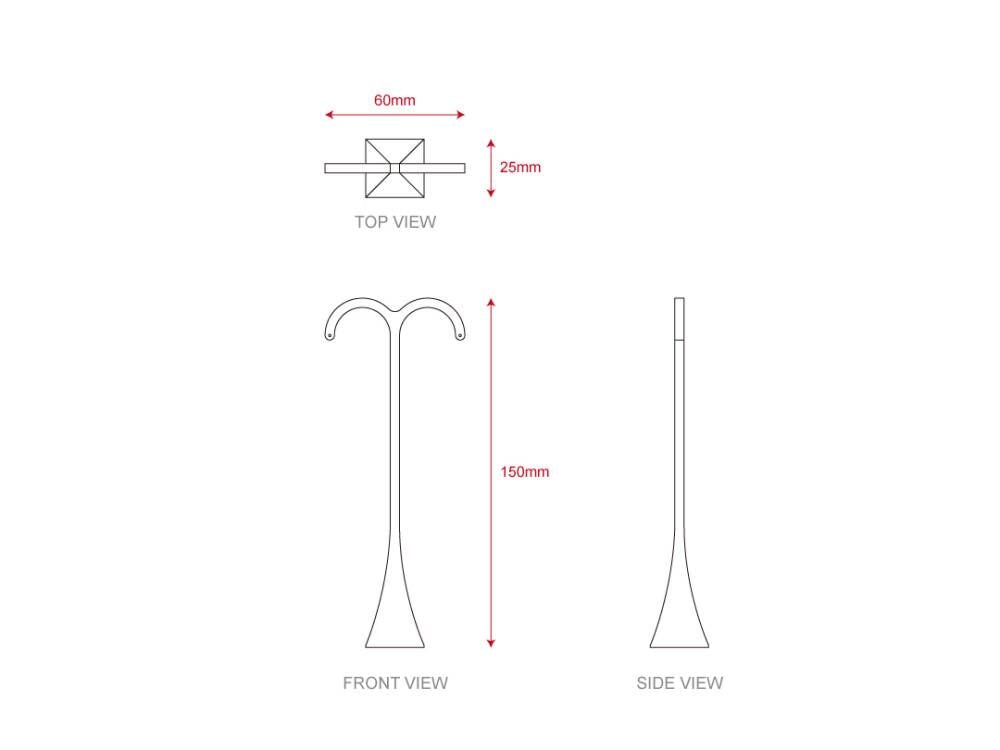 DS141 Metal Earring Display Stand