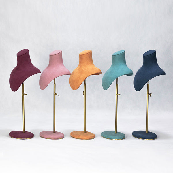 NH015 Necklace Display Neck Stand Multicolor