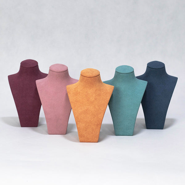 NH016 Necklace Display Busts Stand Multicolor