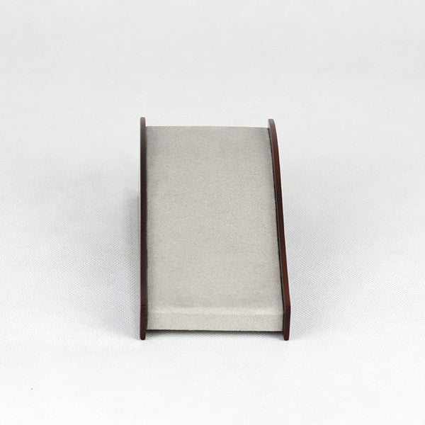 NH020 Wooden Necklace Display Stand Jewelry Ramp Holder