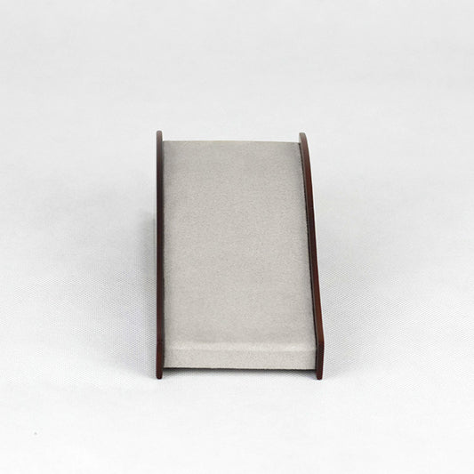 NH020 Wooden Necklace Display Stand Jewelry Ramp Holder