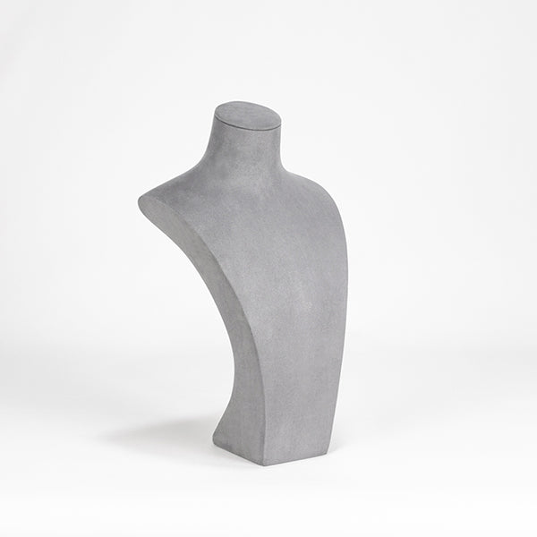 NH056 Display Stand Necklace Bust Grey